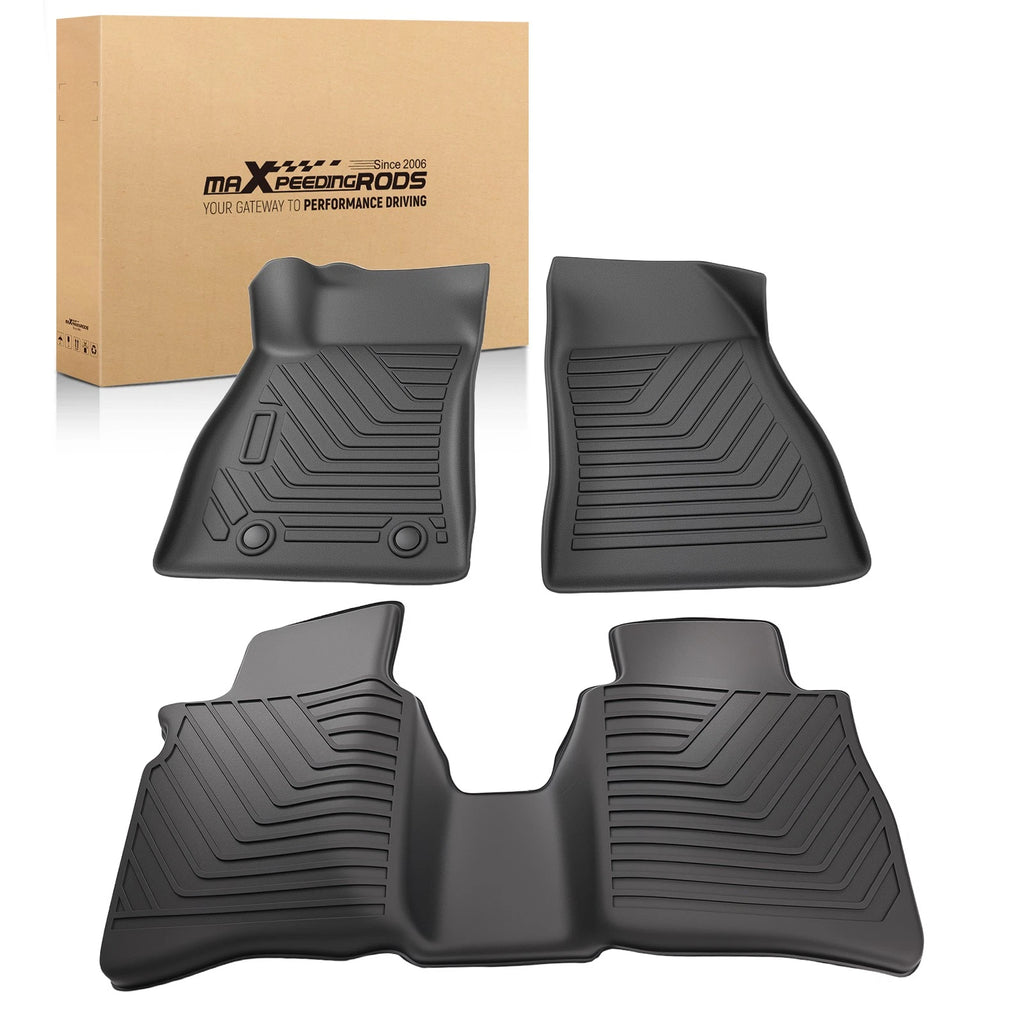 Set of 4 TPE All Weather Carpet Floor Mats for Hyundai Elantra (2017–2020)