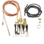 Stainless Steel Pilot Burner Kit for Propane Fireplaces (Indoor/Outdoor)