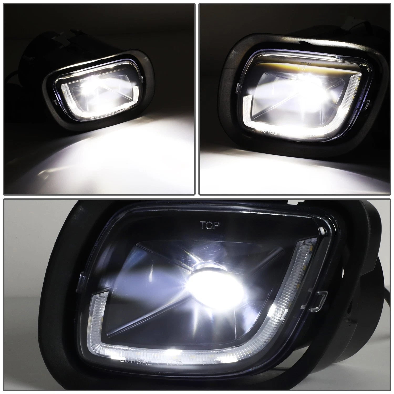 LED Halo Projector Fog Light Lamp for Freightliner Cascadia (2008–2017)