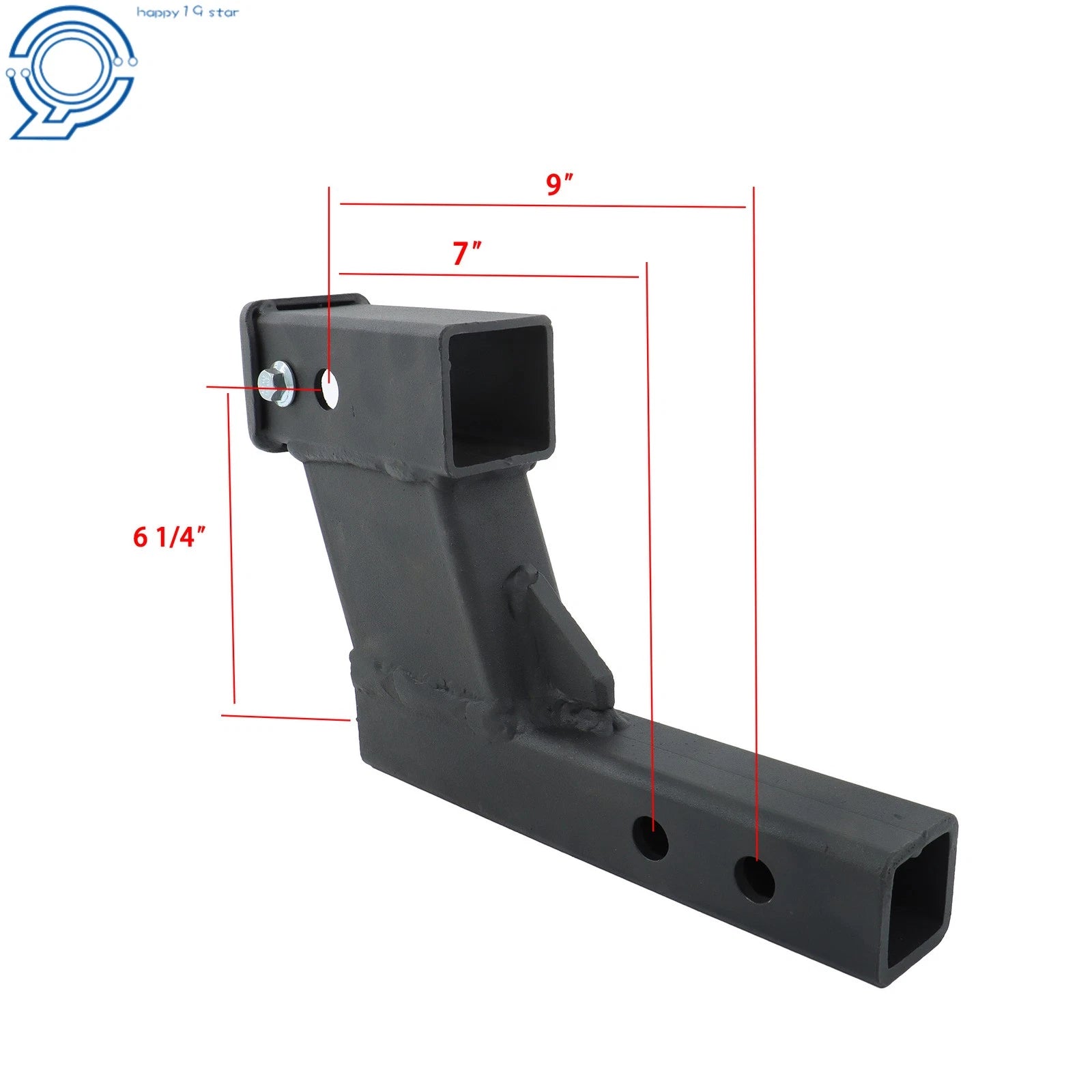 2 Inch Receiver Hitch Adapter for Trucks (7500LB Capacity)