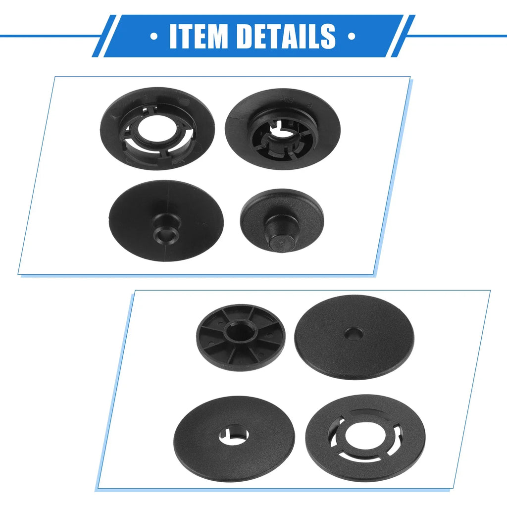 2 x Car Holder Retainers for Volkswagen Audi Plastic Black