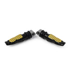 8MM Universal Gold Rear Footrest Pegs for Harley & Honda