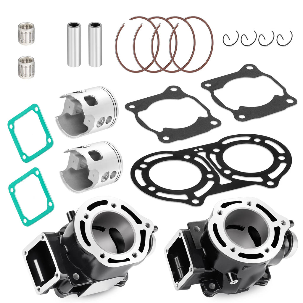 Set of 2 Forged Pistons with Gaskets for Yamaha Banshee (1986–2006) 11:1
