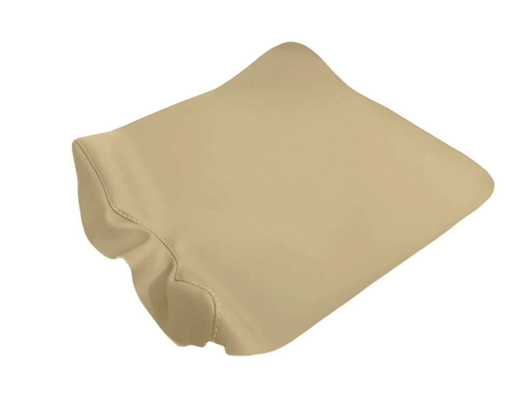 Leather Synthetic Console Armrest Cover for Ford F150 (2015–2019) Beige
