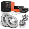 Rear Disc Brake Rotor & Pad Set for Nissan Maxima (2010–2017)