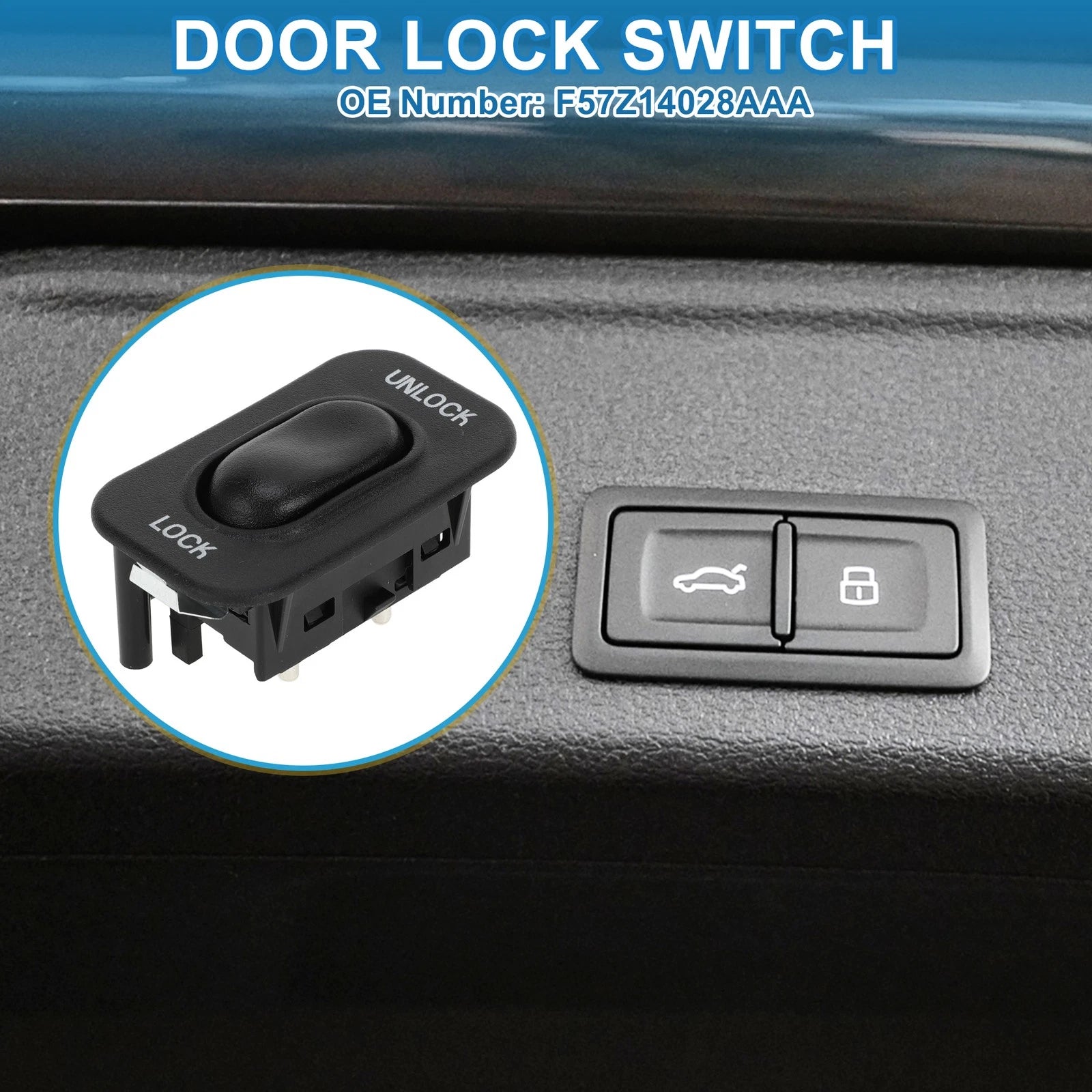 Car Door Lock Switch No.F57Z14028AAA for Ford Ranger (1995–2007)