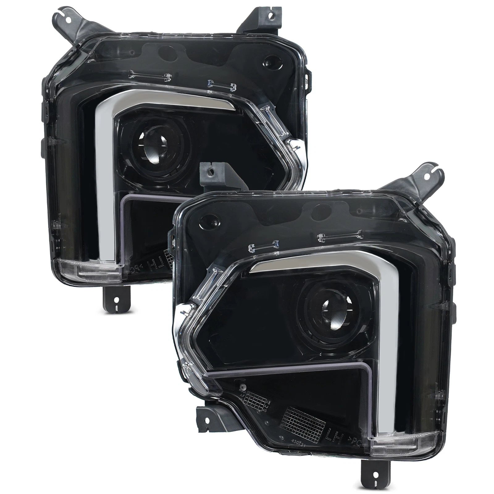 LED Headlight Pair for Chevy Traverse (2022–2024) w/o LED DRL Projector