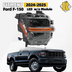 LED Headlight Reflector for Ford F-150 (2024–2026) Passenger Right Side