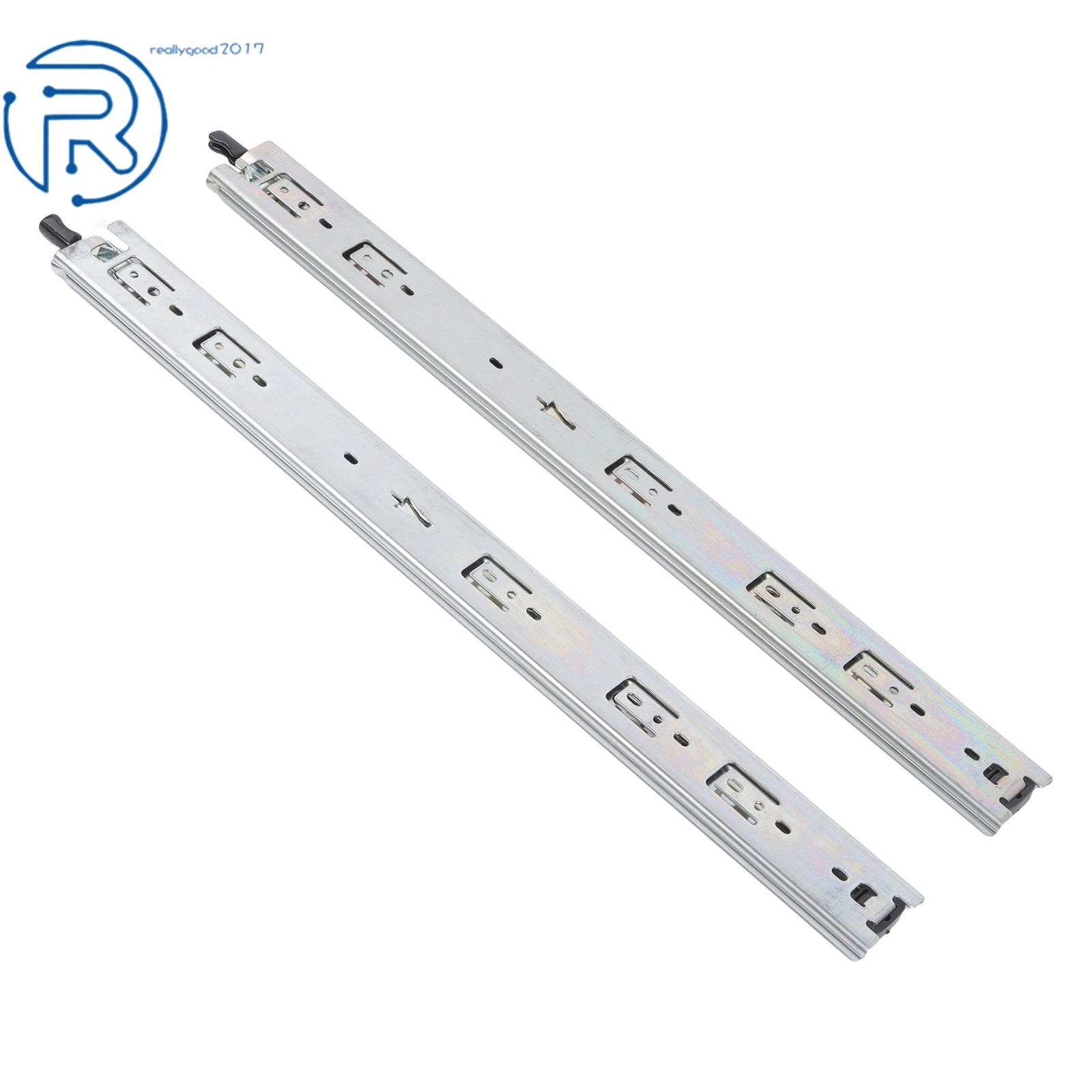 Set of 2 Heavy Duty Drawer Slides for Universal Applications (22 Inch)