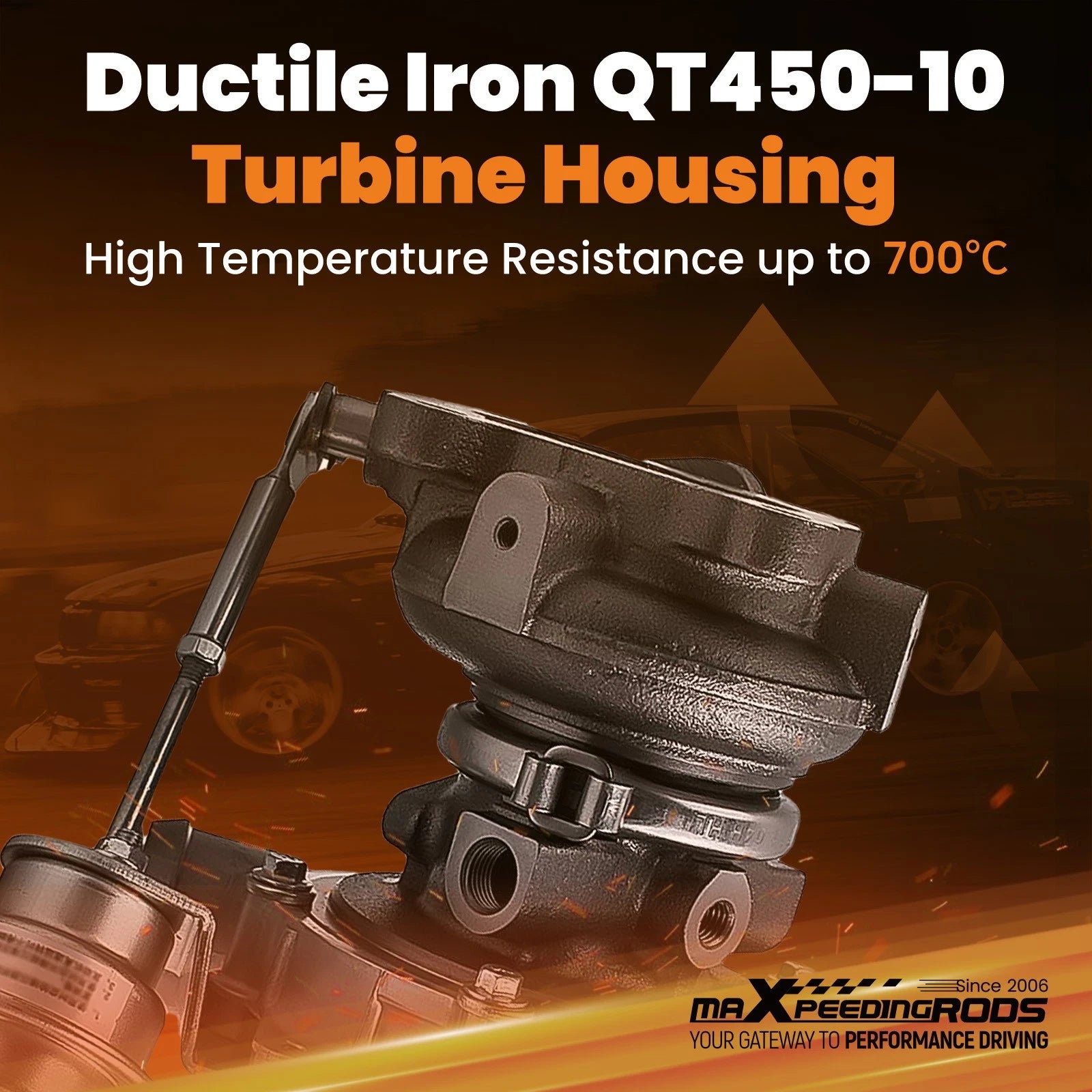 RHF4H Turbocharger for Mitsubishi L200 W200 (2006–2015) 1515A029 VT10