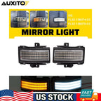Switchback Sequential Tow Mirror Turn Signal Light for Ford F250 F350 (2017–2022)