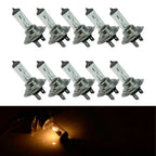 H7 Bulbs 10pcs 12V 55W Halogen Car Headlights Easy to Use