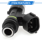 Fuel Injector No.EAT321 for Suzuki K6a (1 Pc, Black)