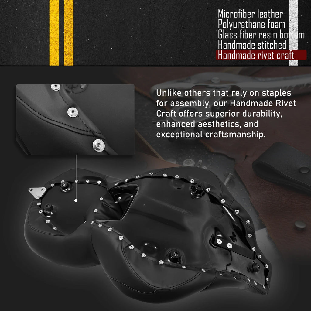 One Piece Vinyl Seat for Harley Touring FLHT/FLTR (1997–2007)