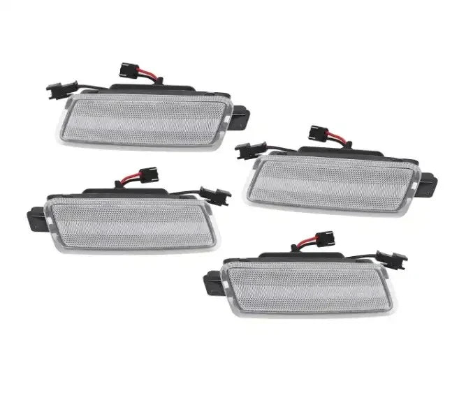 Clear Front Rear LED Side Marker Lights for Audi S7 RS7 (2012–2018)