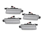 Clear Front Rear LED Side Marker Lights for Audi S7 RS7 (2012–2018)