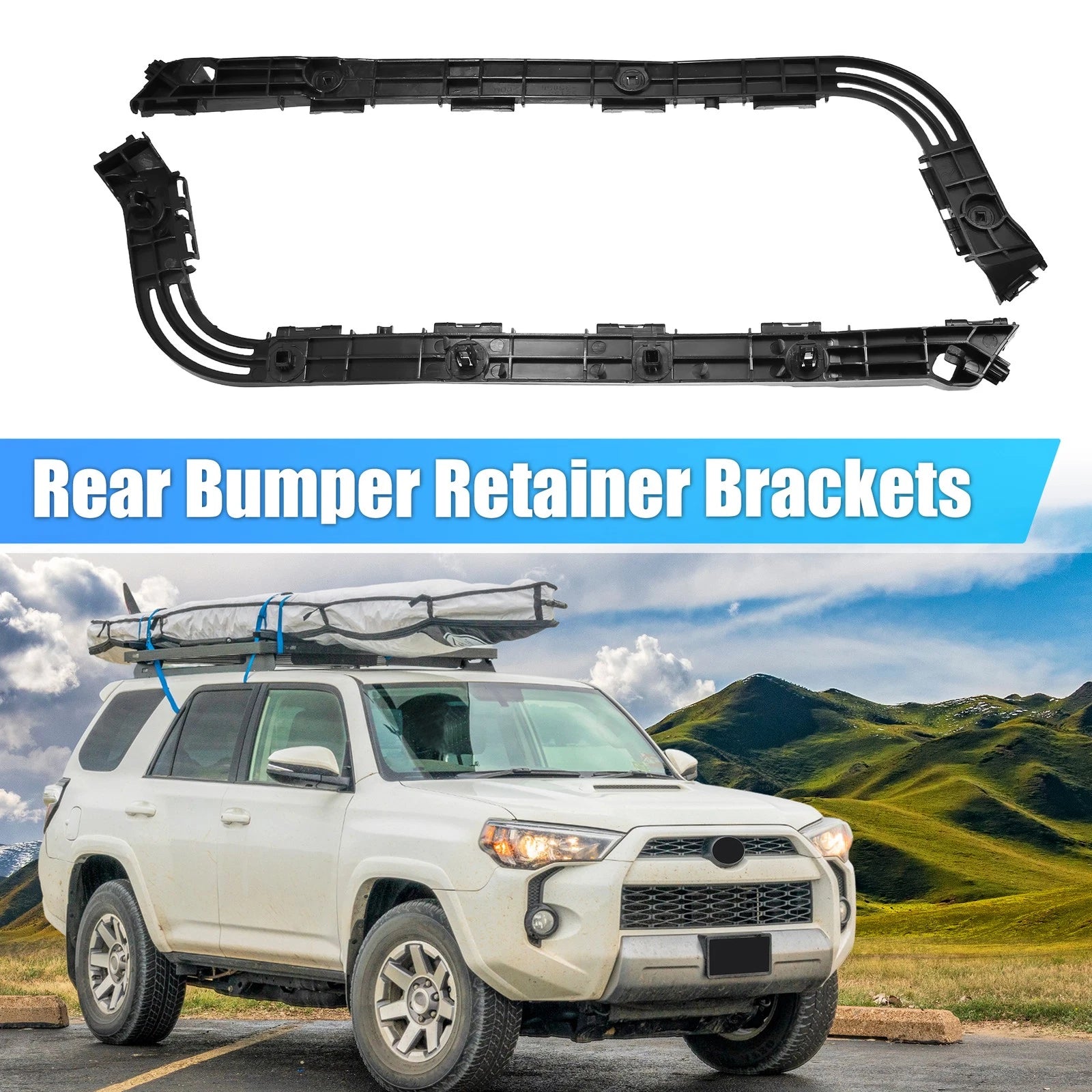 1 Pair Rear Bumper Mounting Support Bracket 52156-35050 for Toyota 4Runner (1996–2002)
