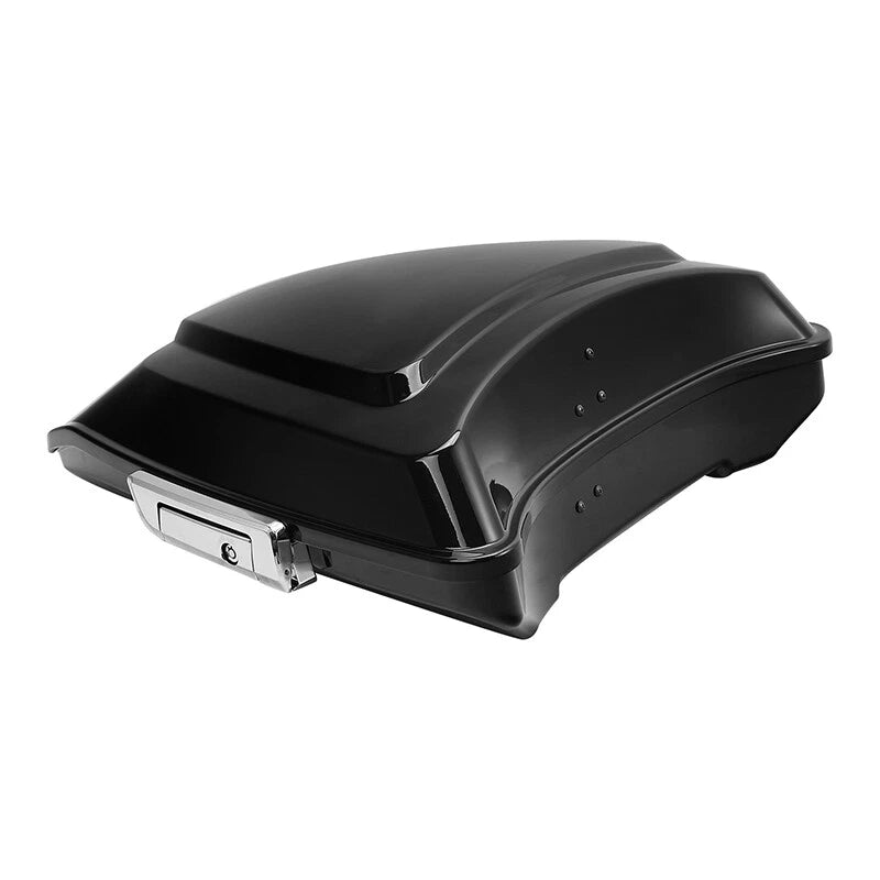 Vivid Black Razor Trunk for Harley Touring Road Glide (2014–2024)