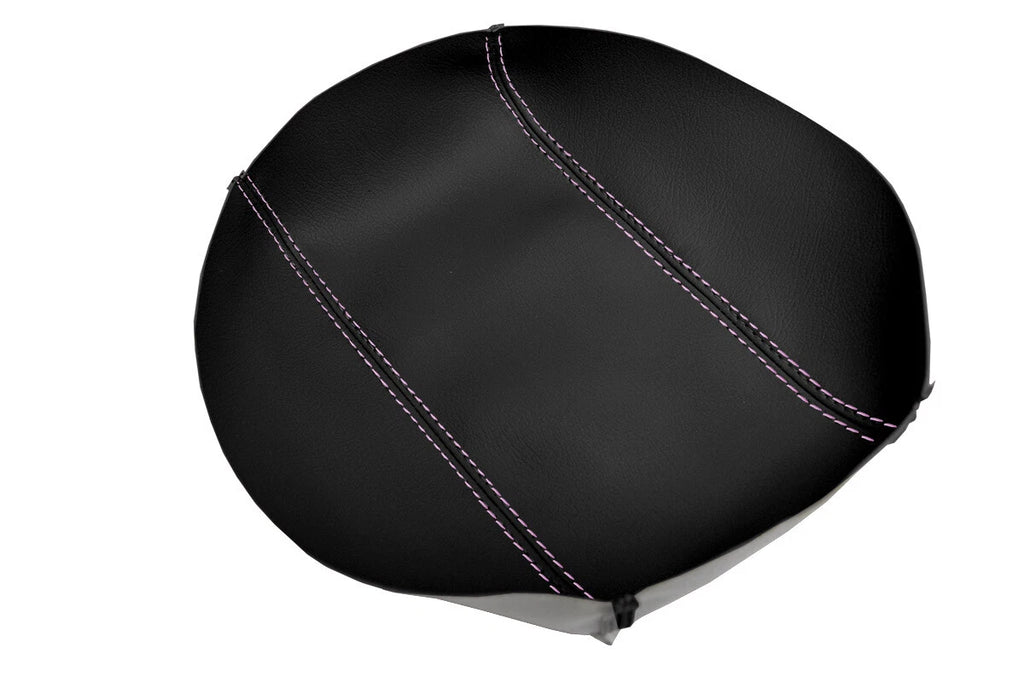Leather Console Lid Armrest Cover for Honda Element (2007–2011) Pink Stitch
