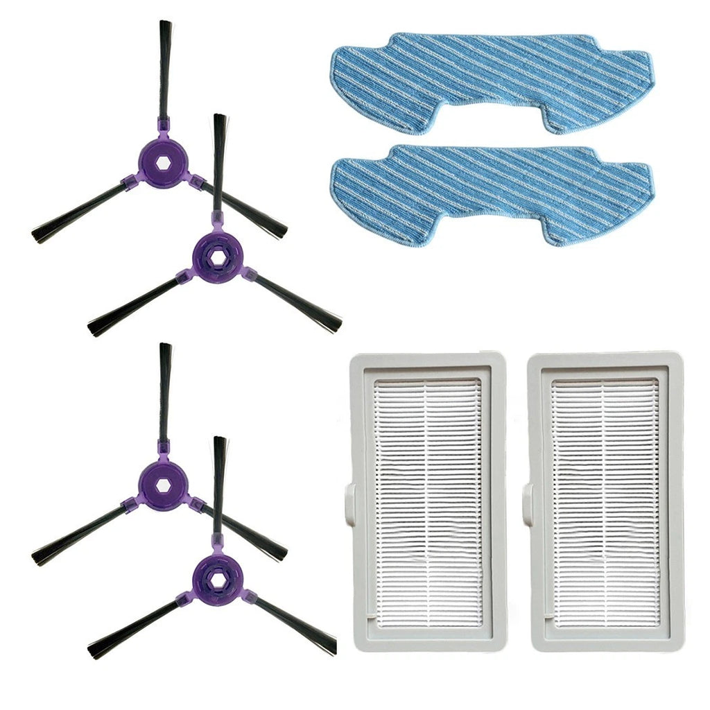 Side Brush Filter Mop Cloth Kit for Samsung POWERbot-E VR05R5050WK (2015–2023)