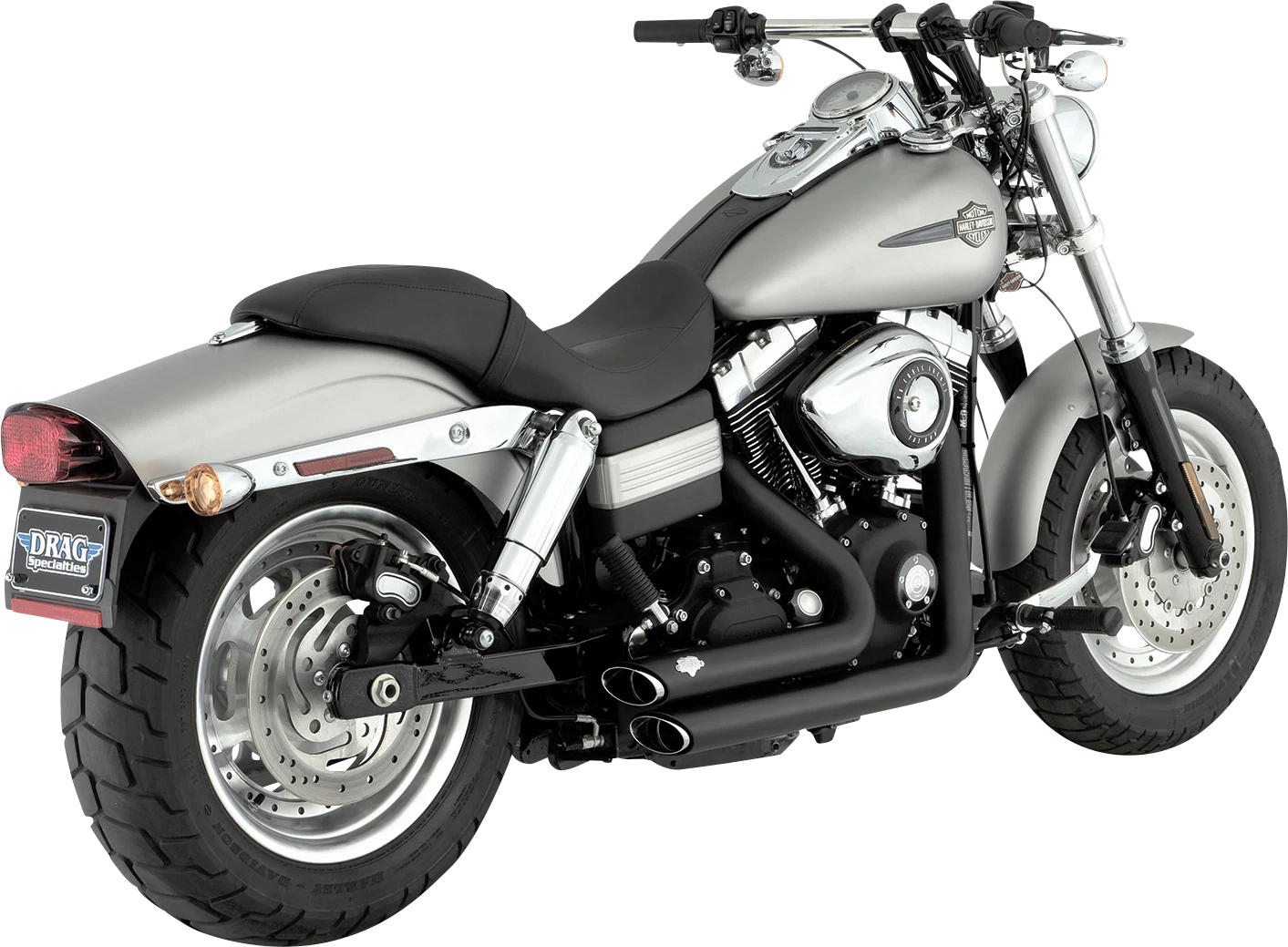 Vance & Hines Shortshots Staggered Exhaust for Harley Dyna (2006–2009)
