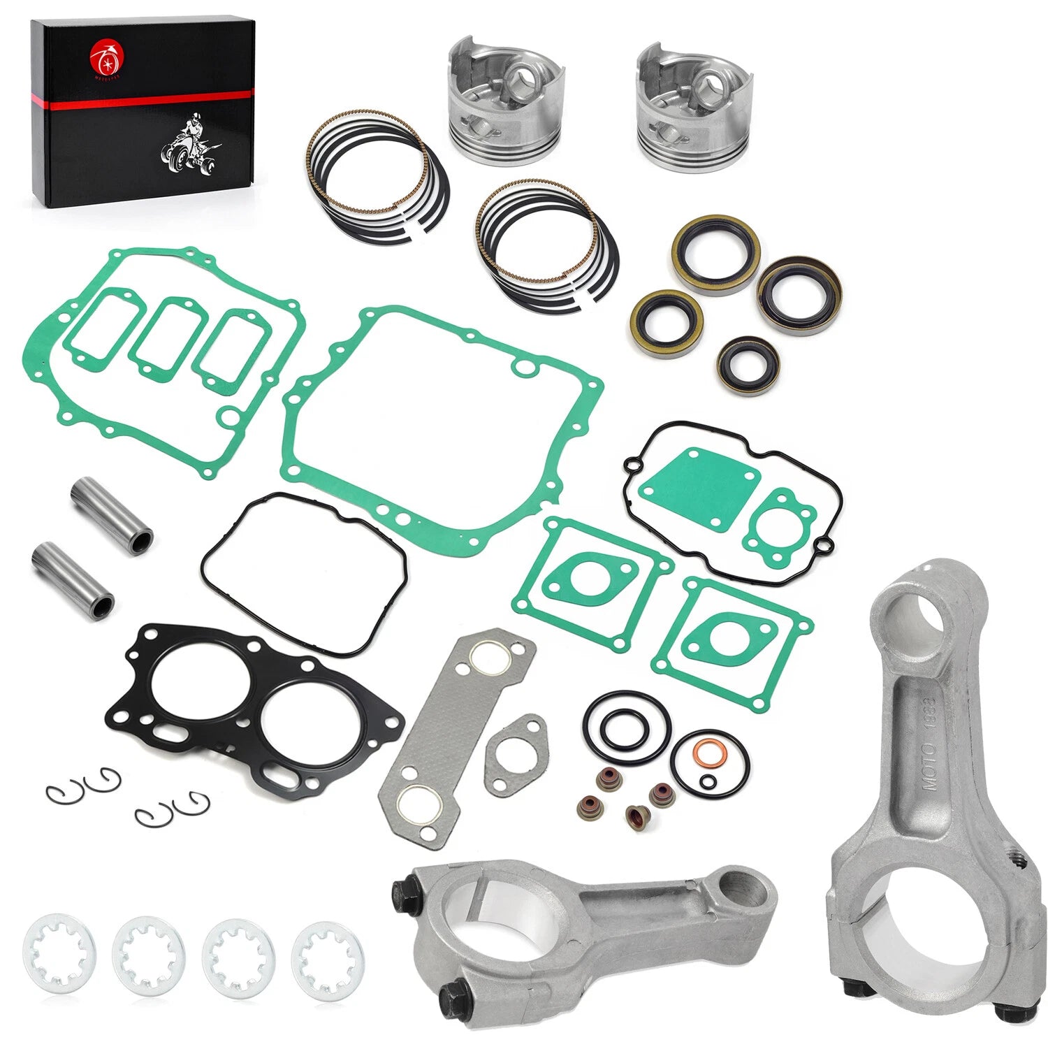 Piston & Ring Gasket Kit for EZGO Golf Cart 295cc (1991–2008)