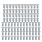 Set of 100 Aluminum Rivet Nuts for Various Applications