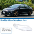 1 Pc Headlight Lens Cover for Honda Civic (2006–2011) No. 33101SNAA02