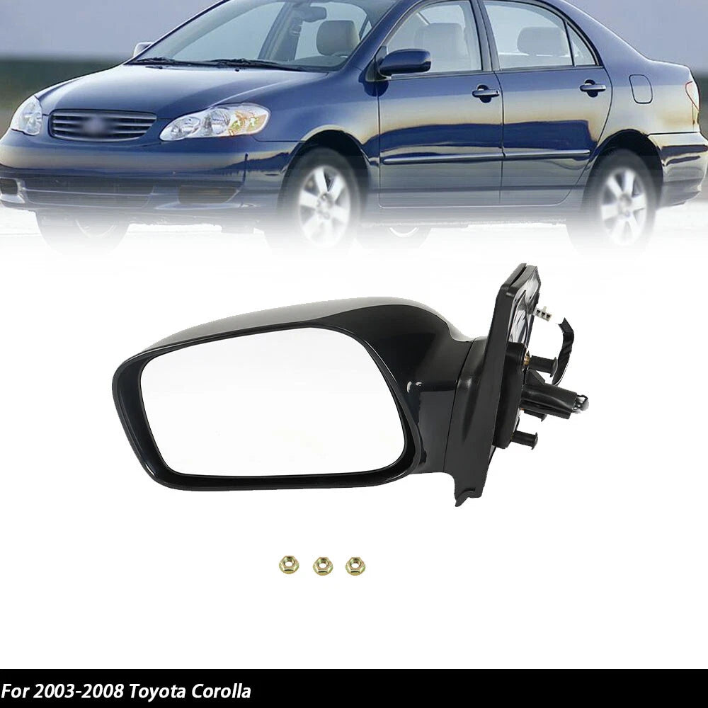 Driver Side Power Side Mirror for Toyota Corolla (2003–2008)