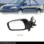 Driver Side Power Side Mirror for Toyota Corolla (2003–2008)