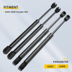 Set of 4 Trunk and Hood Lift Supports for Chrysler 300 (2005–2008)