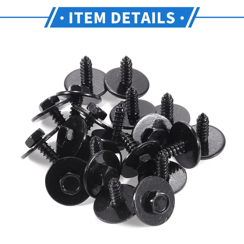 20 Pcs Fender Liner Splash Shield Screw Kit for BMW 1 Series (2004–2013)