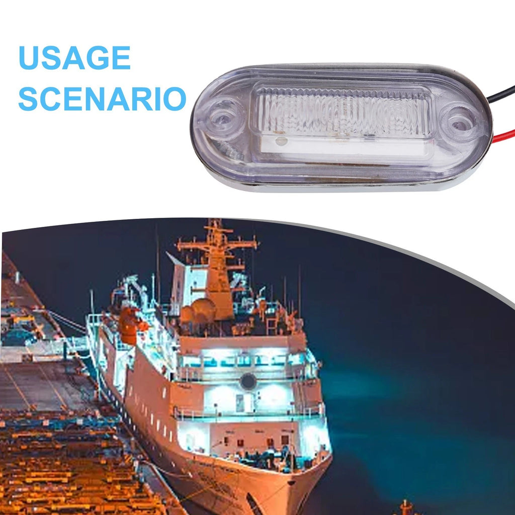 2X Low Temperature LED Courtesy Light for Yacht Marine Boat (12V)