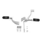 Chrome Mid Control Kit Foot Peg Lever for Harley Sportster 883 1200 (2014–2022)