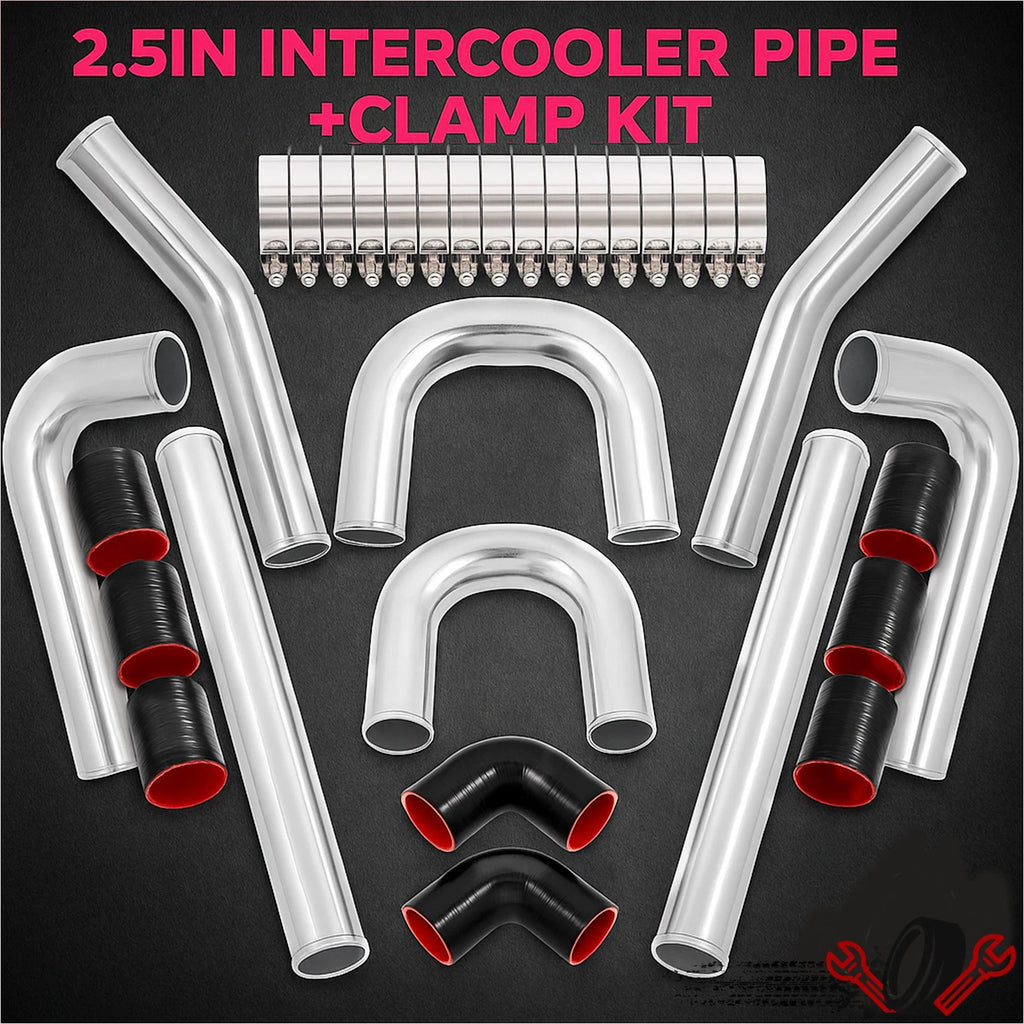 2.5" Turbo Intercooler Pipe Kit for Universal Fit (All Models)
