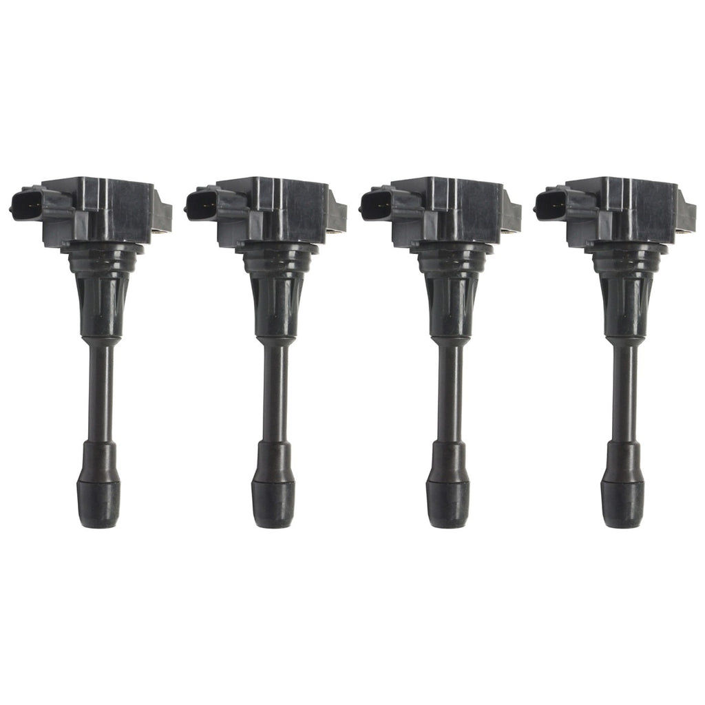 Set of 4 Ignition Coils for Nissan Frontier, Suzuki Equator (2009–2012)