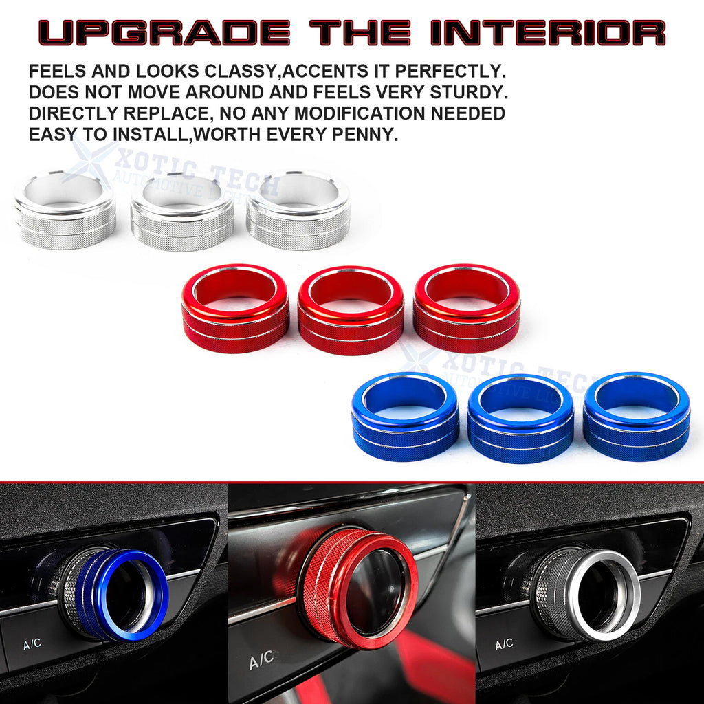 Center Console AC Climate Control Ring Cover for Honda Civic & Accord (2023-2025)