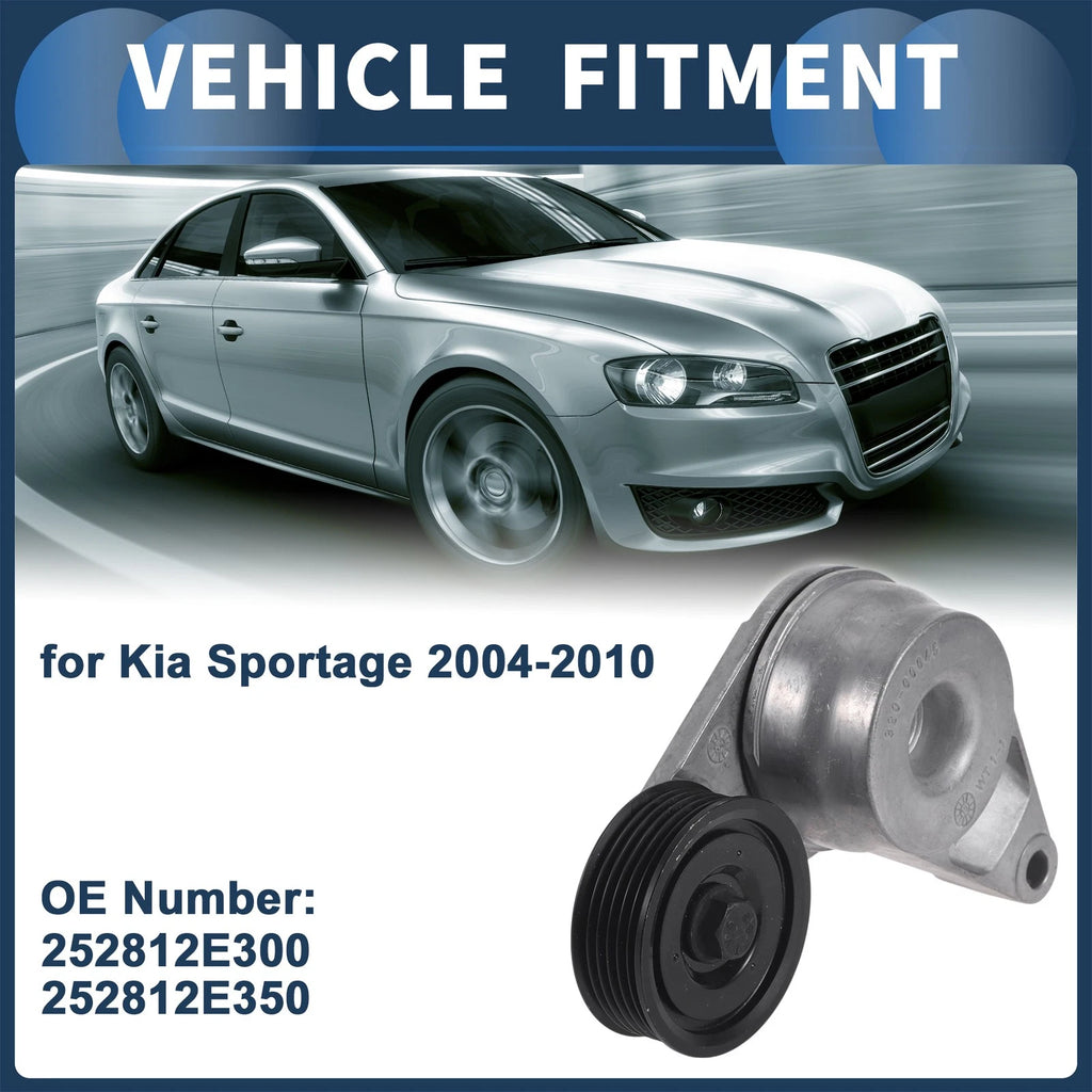 Belt Tensioner for Kia Sportage (2004–2010) No. 252812E300/252812E350