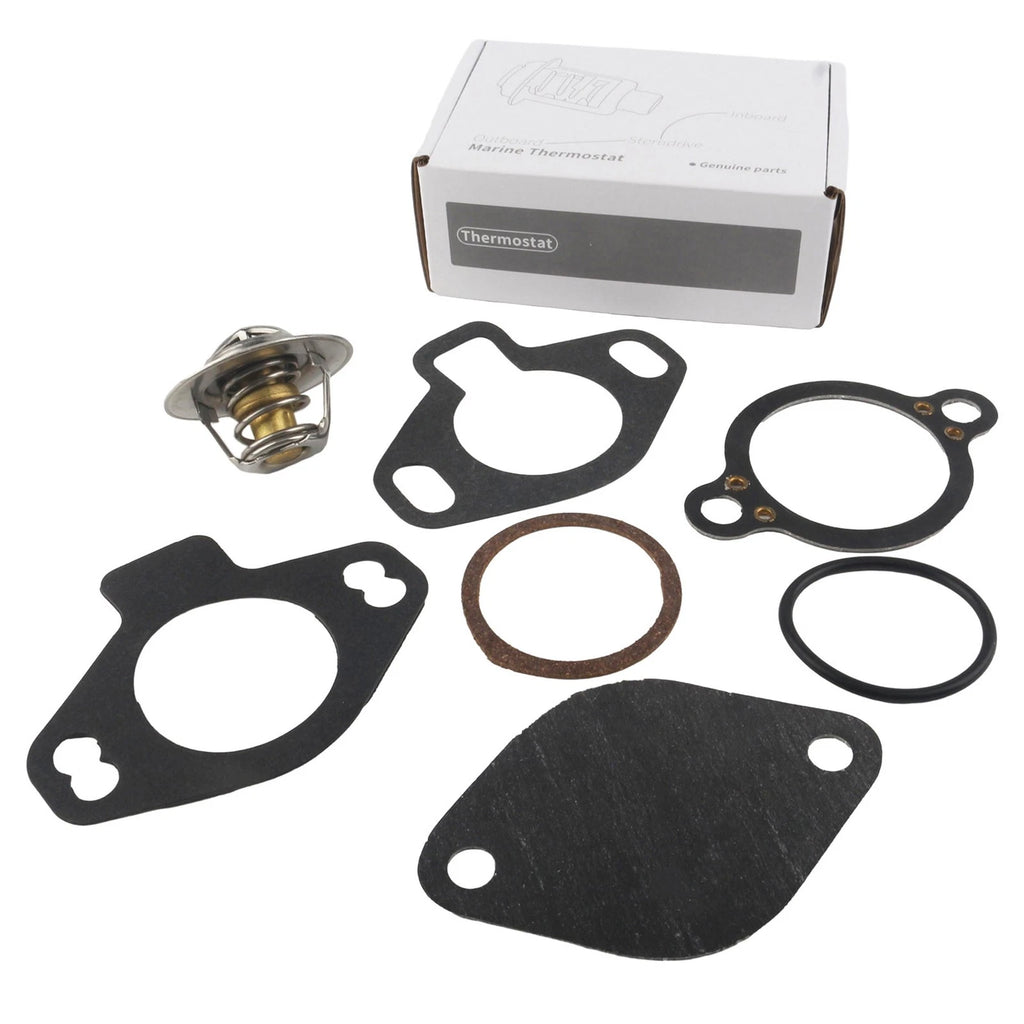 Thermostat Kit for Mercury Mercruiser GM V6 V8 4.3 5.0 5.7 6.2 7.4 L (807252Q4)