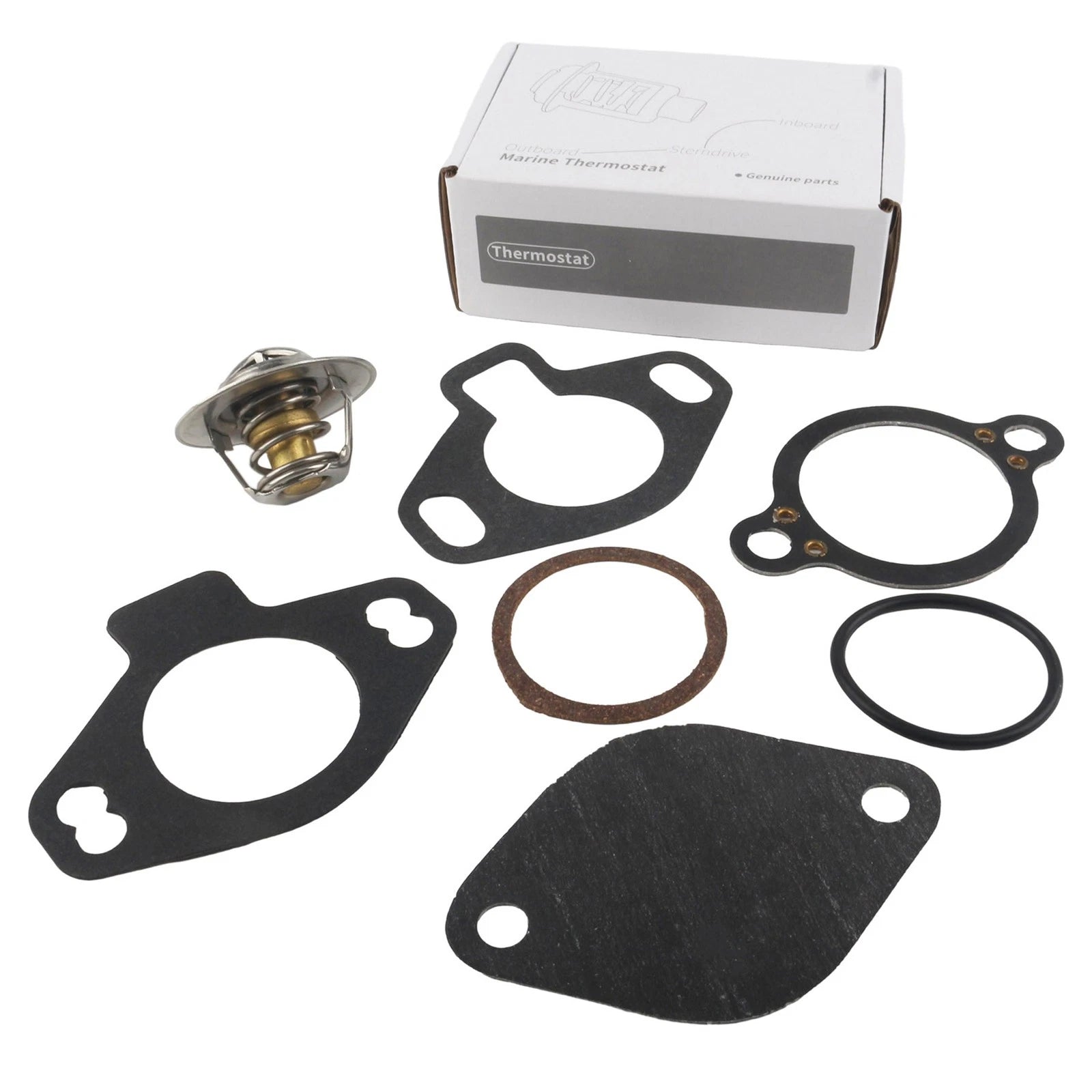 Thermostat Kit for Mercury Mercruiser GM V6 V8 4.3 5.0 5.7 6.2 7.4 L (807252Q4)