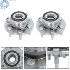 2X Wheel Bearing Hubs for Cadillac SRX (2010–2016) Saab 9-4X (2011)