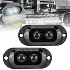 2X LED Side Clearance Lights for Trucks and Boats (Universal)