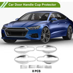 Set of 8 Chrome Door Handle Cup Protectors for Mazda CX-5 (2013–2017)