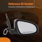 Power Adjust Side Mirror for Toyota Corolla 2.0L (2017–2019)