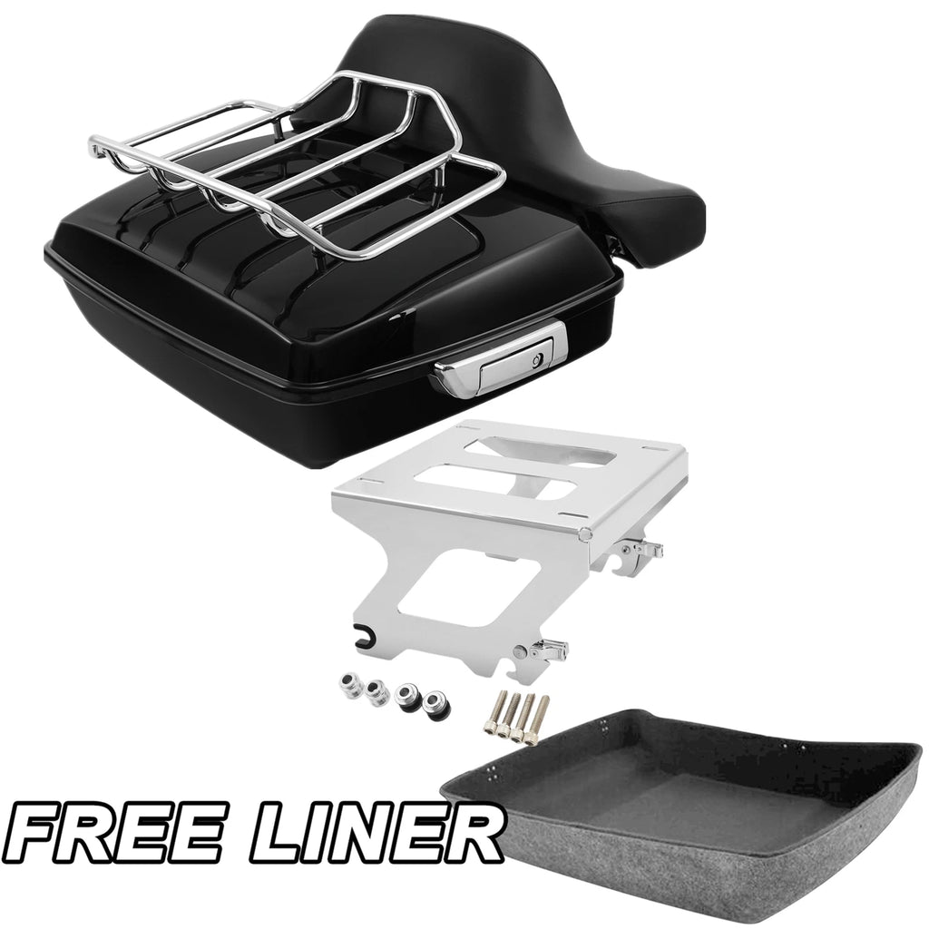 Chopped Trunk Backrest Rack for Harley Low Rider ST FXLRST (2022–2025)