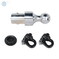 Gooseneck Ball & Safety Chain Kit for Chevy Ford GMC Nissan (Year Range)