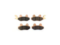 Set of 4 Monster Front Brake Pads for Can-Am Commander & Maverick (2011–2023)