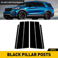 Set of 6 Car Pillar Post Covers for Ford Explorer (2011–2019)