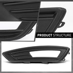 Left Front Bumper Fog Light Bezel Trim for Ford Focus (2015–2018)