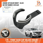 Black Dash Cup Holder Insert for Holden Colorado, Trailblazer (2017-2022)